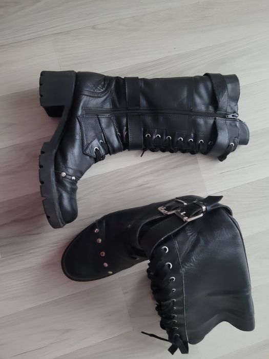 Cizme de piele marime 40 3 bucati