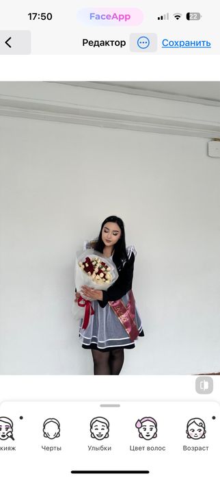 фартук школьный белый