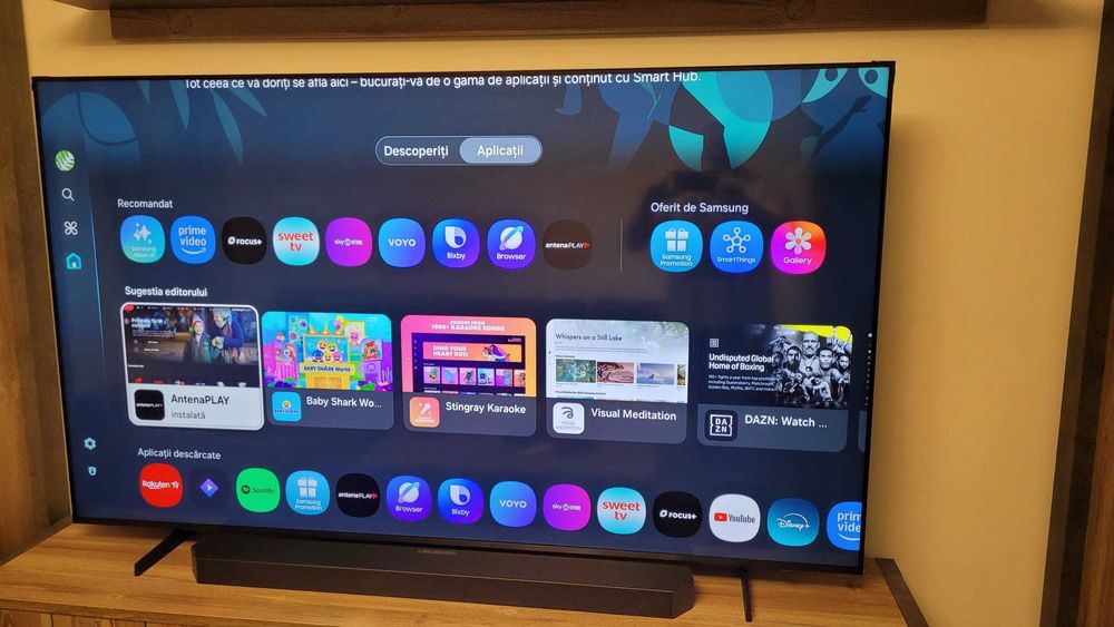 Televizor Samsung 75” (189 cm) – stare excelentă, ca nou