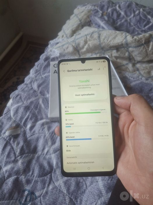 Samsung galaxy A 07 128 xotira