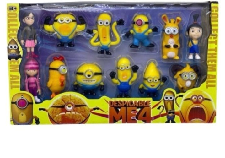 Set 12 figurine Minioni (cadoul de Crăciun perfect pentru copii)