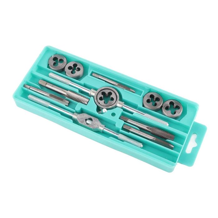 Комплект метчици и плашки 12 части