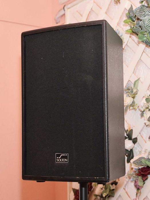 Vînd boxe top SOLTON + stație de amplificare BEHRINGER