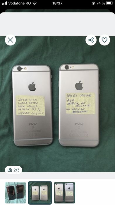 Iph.6.s inpecabil 32gb