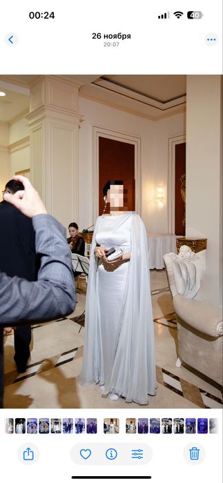 Вечернее платье. Одевалось 1раз