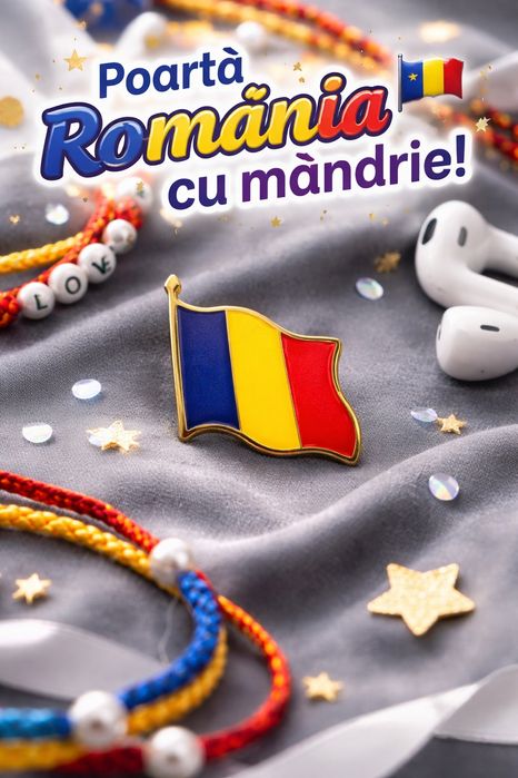Pin sacou Steagul României