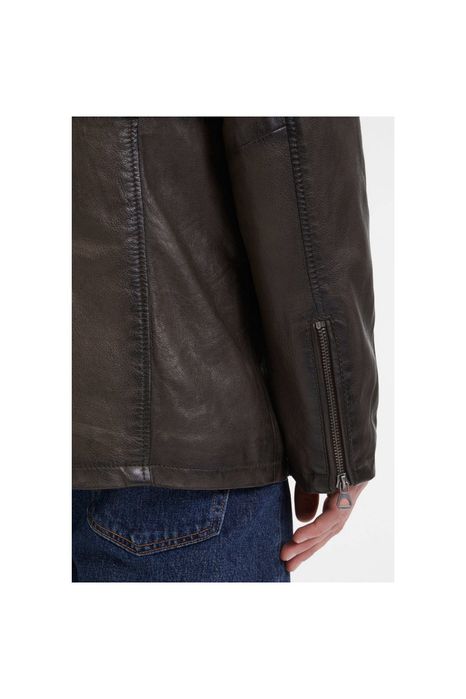 Geaca de Piele Barbati Mauritius Maro Inchis GMSantfort