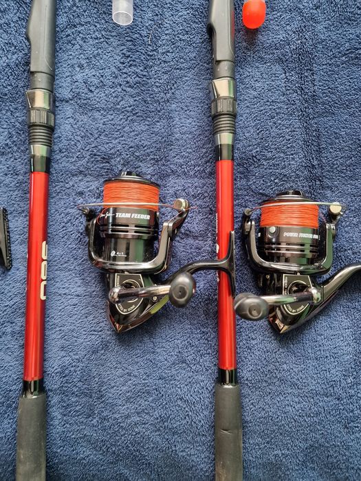 Set 3 unditele feeder+ mulinete+ rotpod