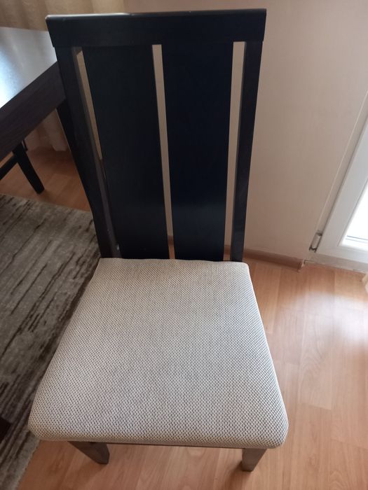 Маса със шест стола - венге