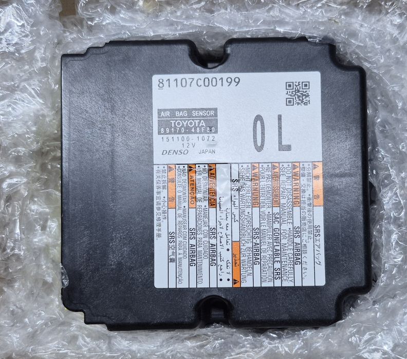 Удаление данных об аварии в SRS-AIRBAG Toyota Lexus 2022 и выше