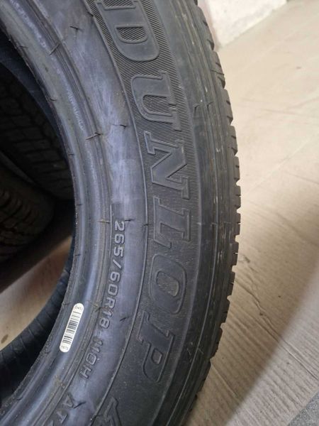 4 Dunlop R18 265/60/ Дънлоп
нови летни гуми 
DOT2422