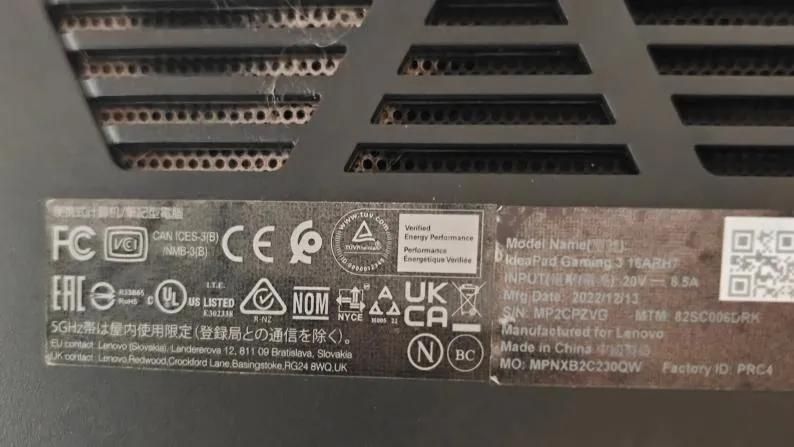 Lenovo IdeaPad Gaming 3 16ARH7