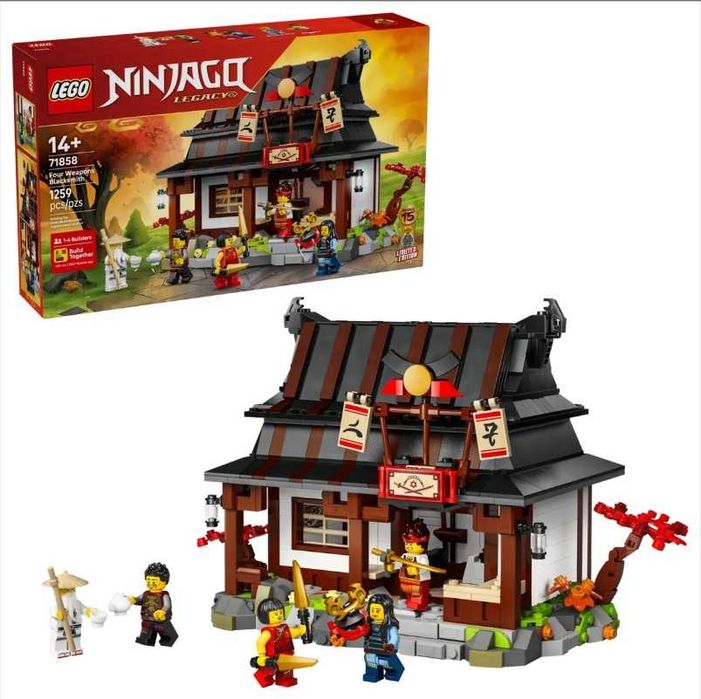LEGO NINJAGO Four Weapons Blacksmith 15th Anniversary 71858 [2026]
