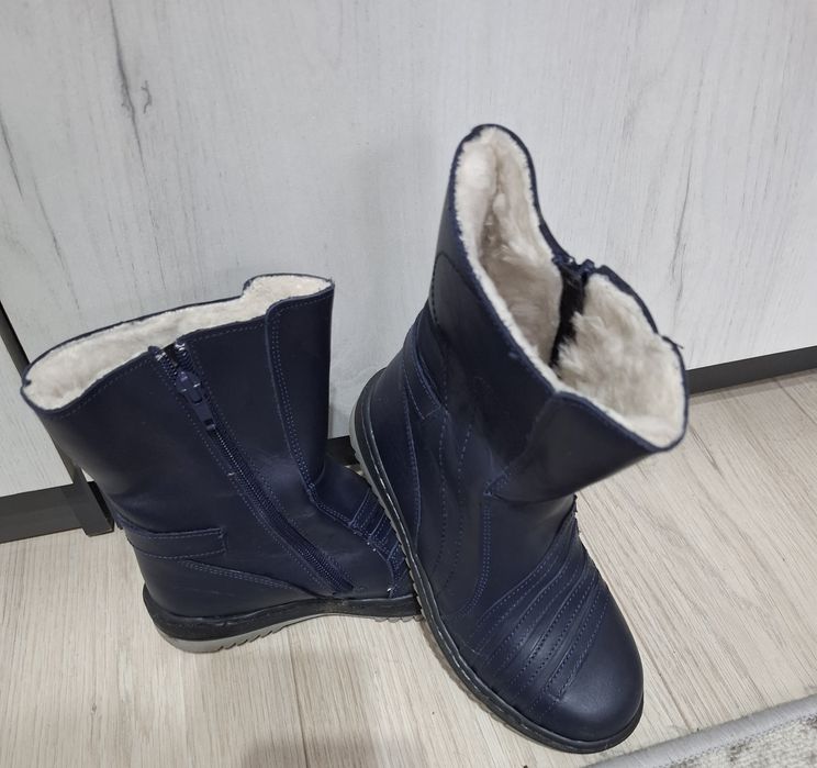 Детски ботуши, естествена кожа