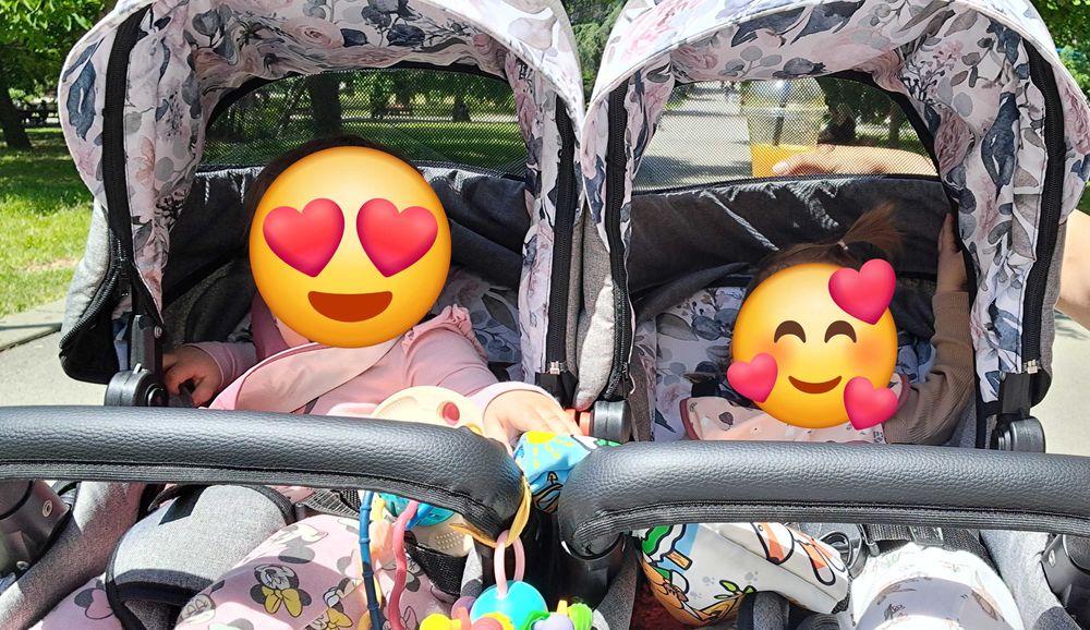 Количка за близнаци Dorjan quick twin 2в1