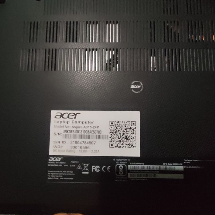 Acer aspire a315 24P