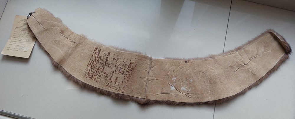 Норковый воротник. Норка СССР. Новый