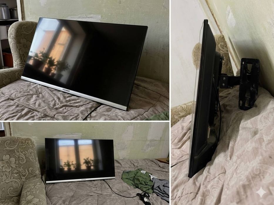 Телевизор Premier 32prm700sv вместе с кранштатом