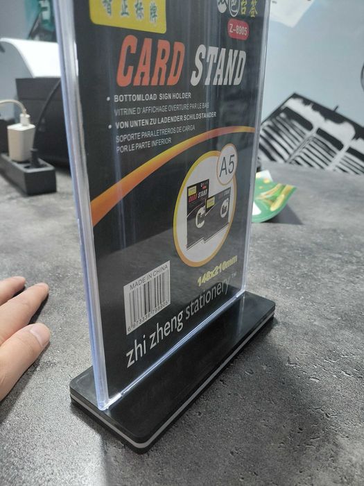 Card stand ,menu folder