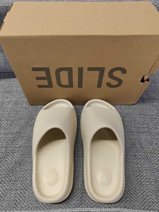#STOC LIMITAT# Yeezy Slide Bone Papuci Yeezy Bej - Livrare Verificare -