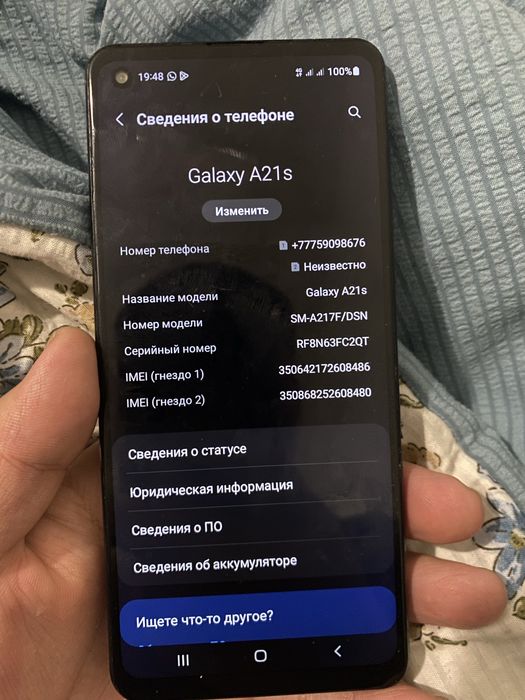 Samsung A21s продам