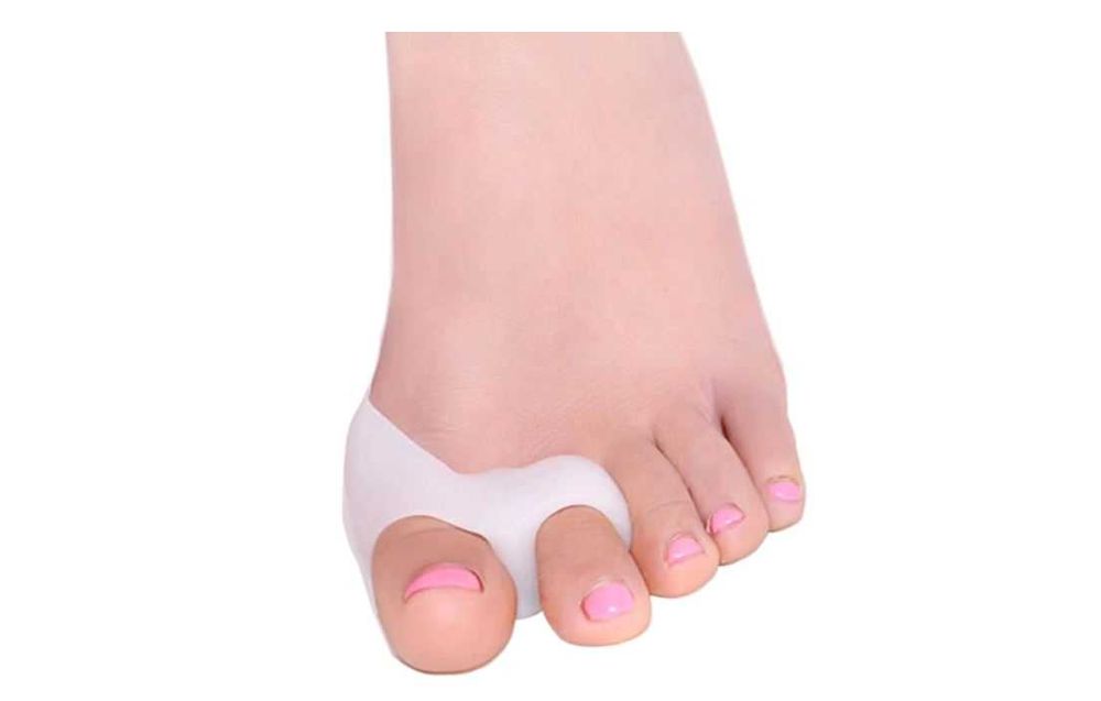 Силиконов Разделител За Пръстите На Краката, Бял, 2 Бр.