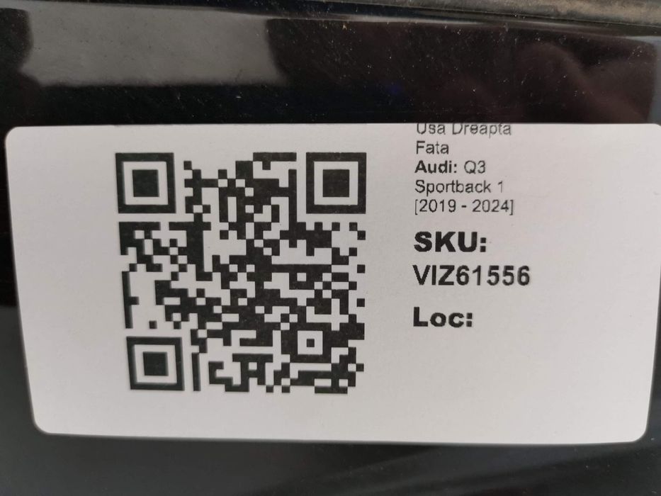 Ауди Q3 Спортбек / Audi Q3 Sportback 1 [Дясна предна врата, купе]