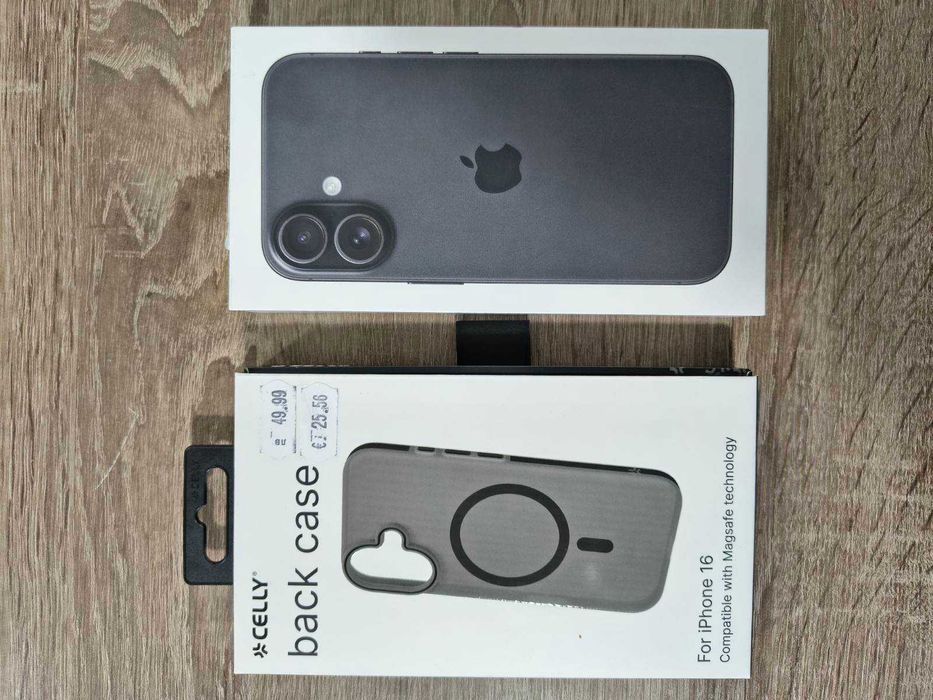 iPhone 16 Black!Нов с гаранция 36 месеца.