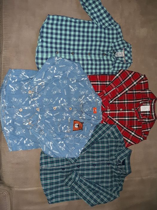 Детска риза с дълъг ръкав