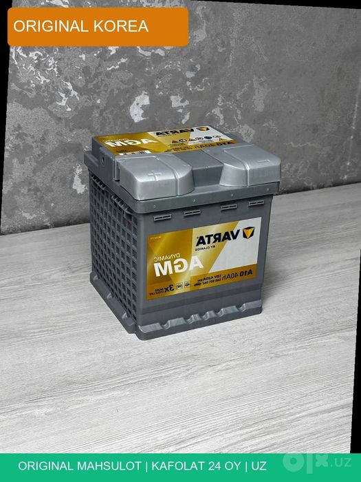 Akurator Varta AGM 40Ah 420A Spark Matiz Labo akkumlyator