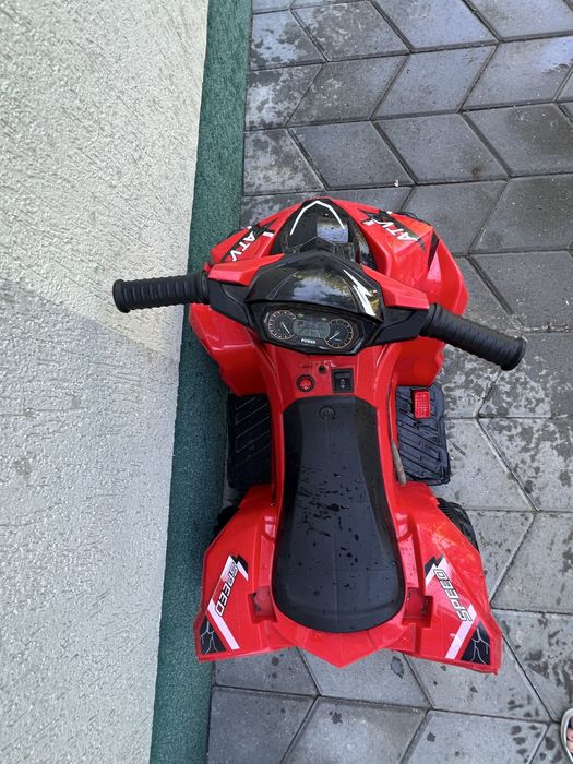 Atv copii rosu  electric