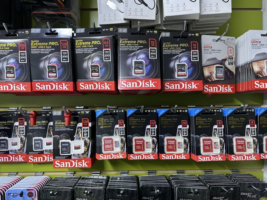 Sandisk extreme pro Sd/micro флешки в наличии