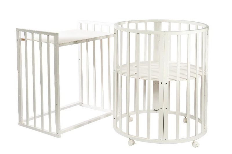 Детская кровать, круглая кроватка, кроватка трансформер