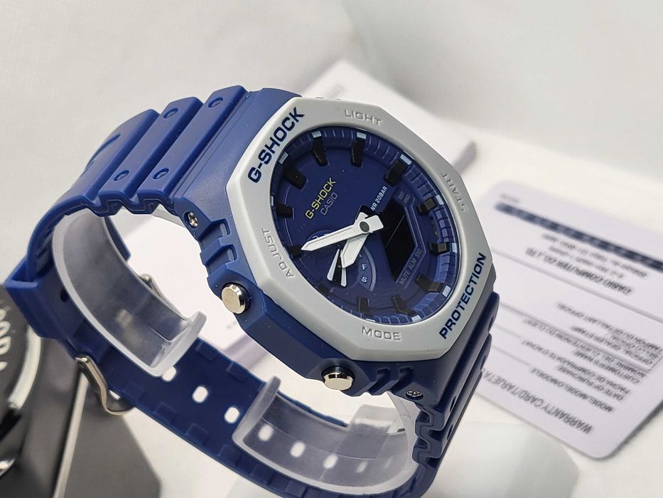 Ceas Sport Casio g shock ga 2110 ET-2AER, BOLD BLUE , Nou,Garantie 2 ani