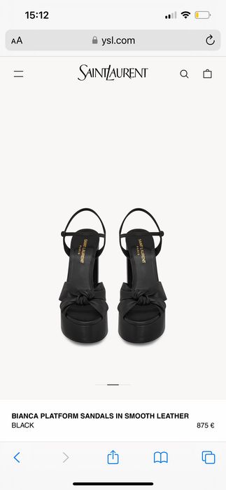 Saint Laurent високи сандали 39 номер ОРИГИНАЛНИ