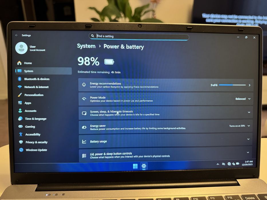 Laptop Jumper EZbook S5 - Intel Celeron J4105, 12GB RAM, 256GB SSD