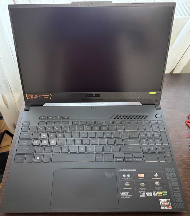 Laptop Asus TUF A15 Ryzen 7 7435HS RTX 4050 140W 6GB, in garantie