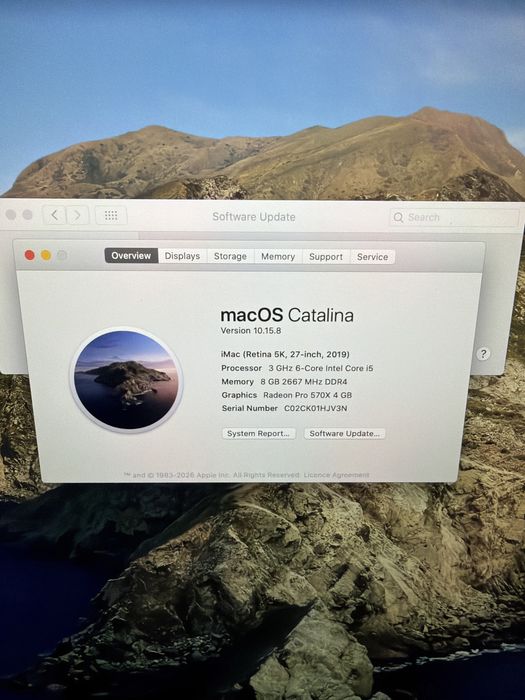 iMac Retina 5k, 27 inch, 2019