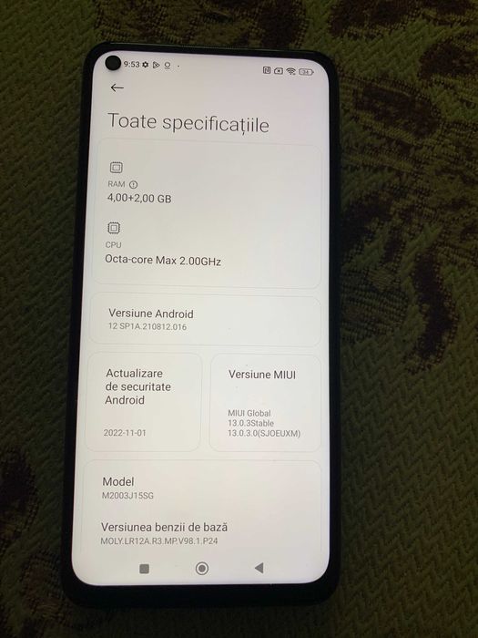 redmi note 9 250 lei