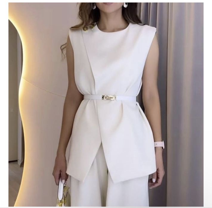 Костюм вечерний белый