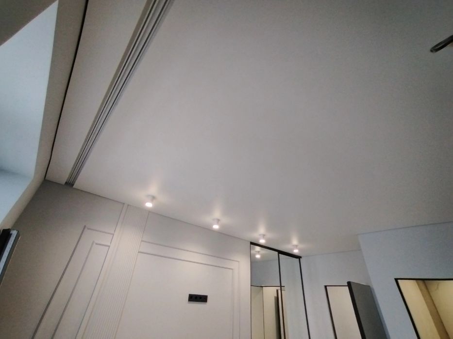 Натяжные потолки.