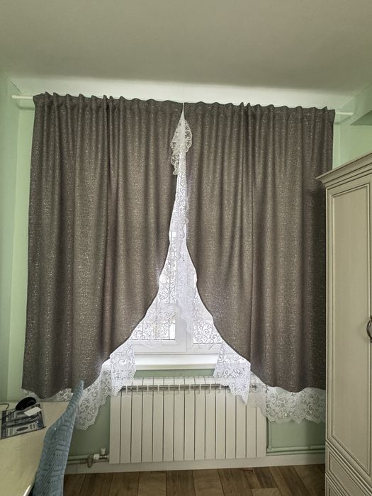 Продам гардины со шторами
