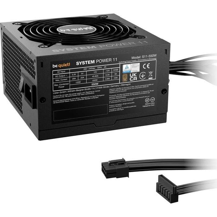 Sursa be quiet! System Power 11 ATX 3.1, 80+ Bronze, 550W - (BP010EU)