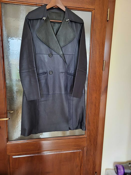 Trenci de piele naturala Massimo Dutti