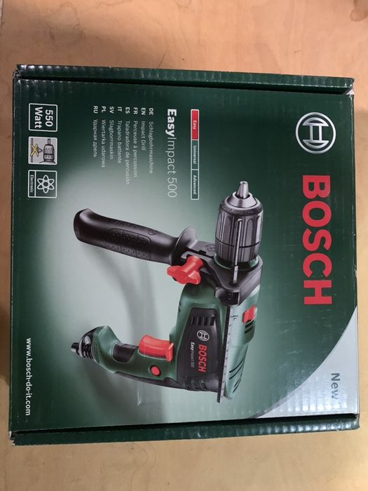 Masina de gaurit Bosch Easy Impact 500, 550w, 3000 RPM NOUA