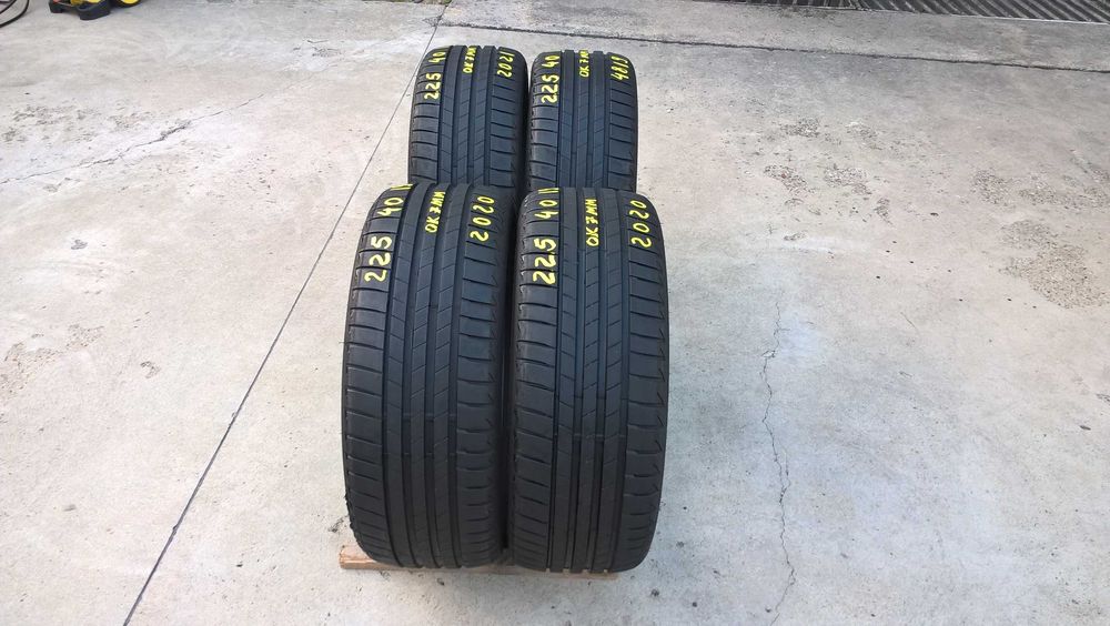 Set 4 anvelope de vara 225 40 19 bridgestone turanza T005 cu 7 mm