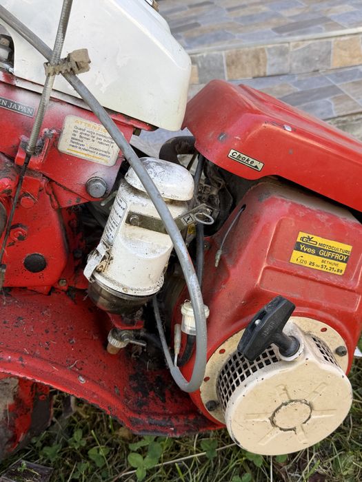 Motocultor Tromeca MC-210 + freze, plug și roți cu greutăți