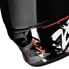 Мото каска за мотор Scorpion EXO 491 Spector Black/Red,очила