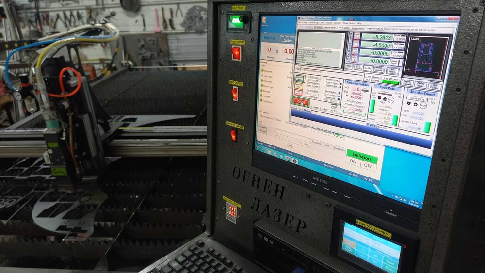 CNC,ЦНЦ, ЦПУ Машина за лазерно рязане на метали