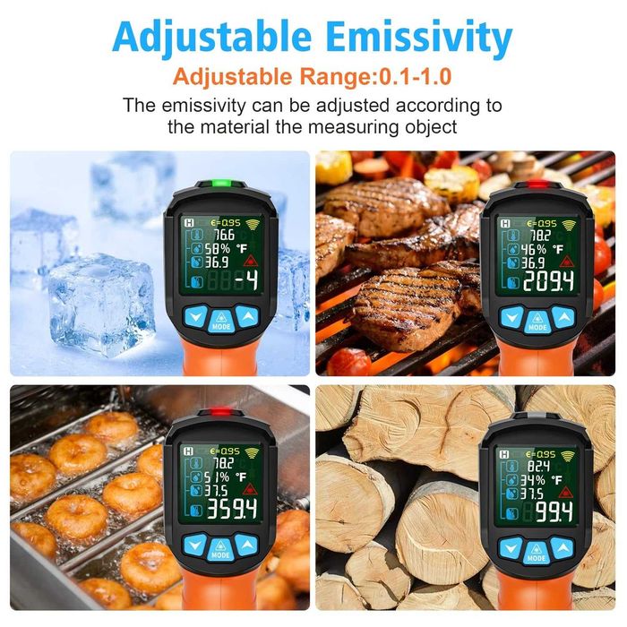 MESTEK IR02C Инфрачервен термометър -50°C ~ 800°C